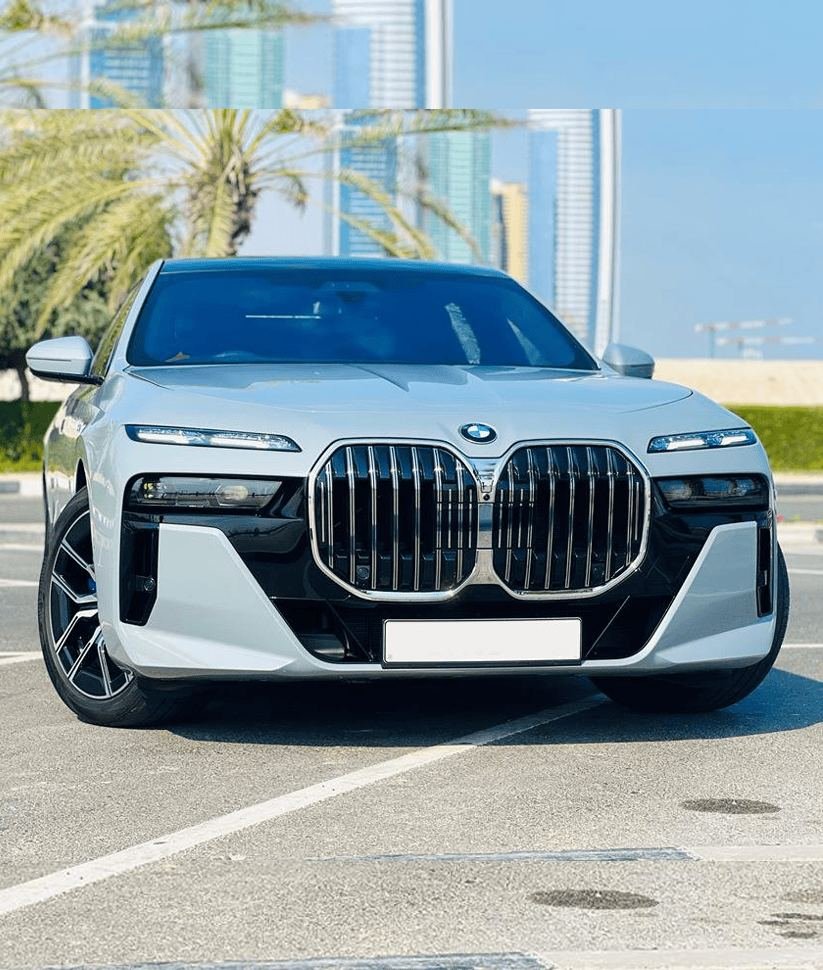 BMW 735i 2024 rental Dubai