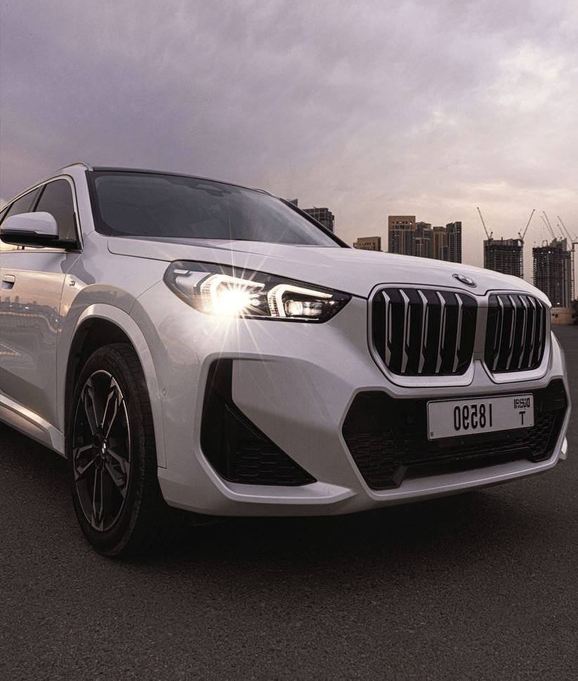 BMW X1 White rental Dubai