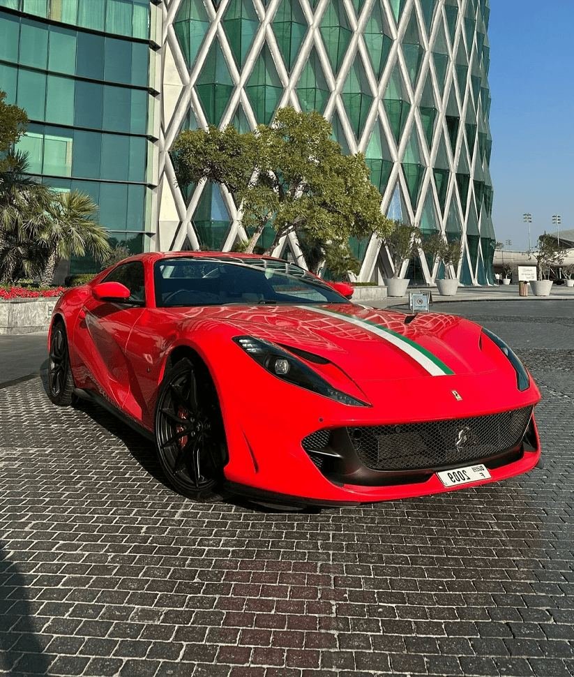 Ferrari 812 GTS rental Dubai
